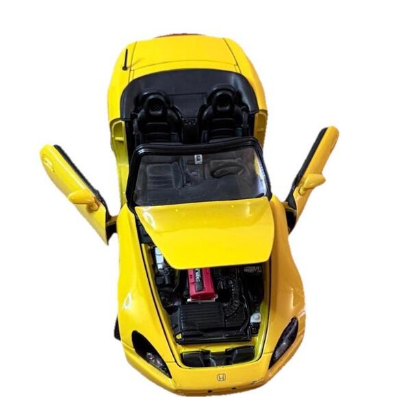 Vintage Autoart DiecastCar HondaYellowS2000